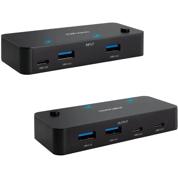 Nanocable Switch KVM 10.12.0011 con 2x USB-A 3.0 y 2x USB-C 3.0 Nanocable Switch KVM 10.12.0011 con 2x USB-A 3.0 y 2x USB-C 3.0